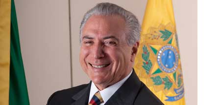 Policía de Brasil pide imputar a presidente Temer, por corrupción